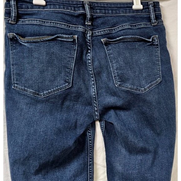 Silver Jeans Co Womens 30X26 High Note Skinny Exposed Button Fly Raw Hem Jeans - Picture 9 of 14